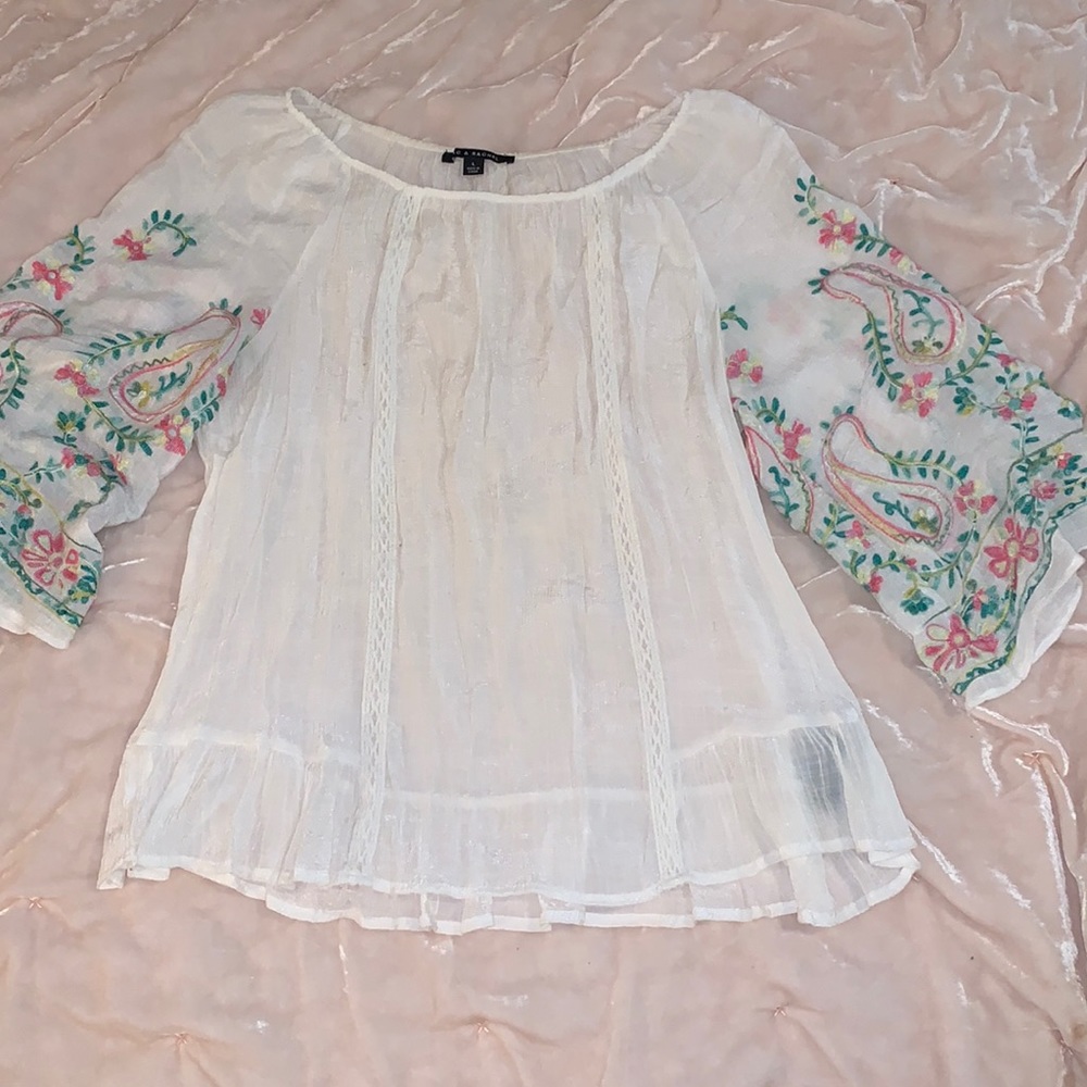 White Zac & Rachel loose fit top
